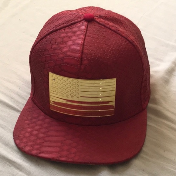 crocodile leather hat